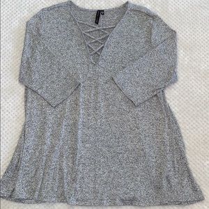 Woman’s plus size 3/4 sleeve lightweight sweater
